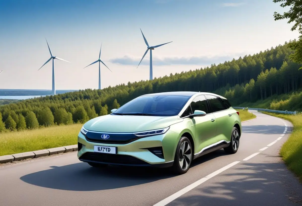 BYD Atto 3 räckvidd illustration