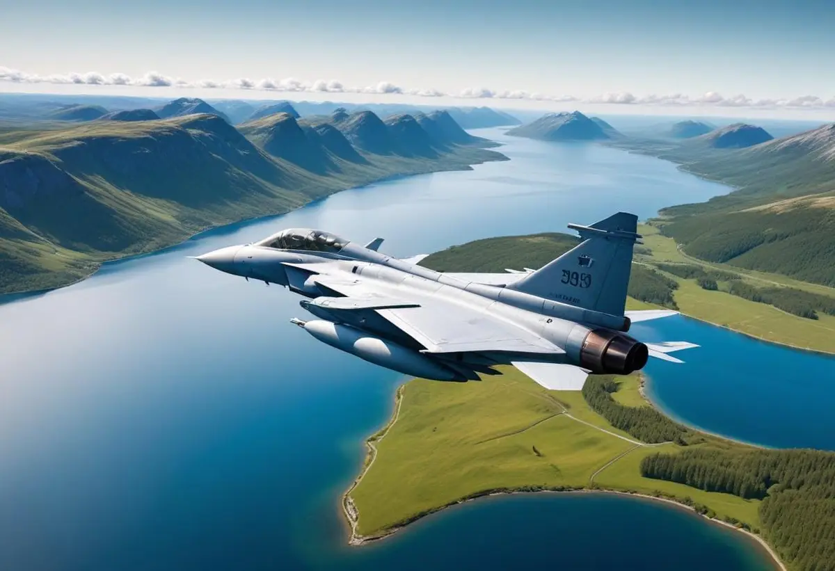 JAS Gripen per timme illustration