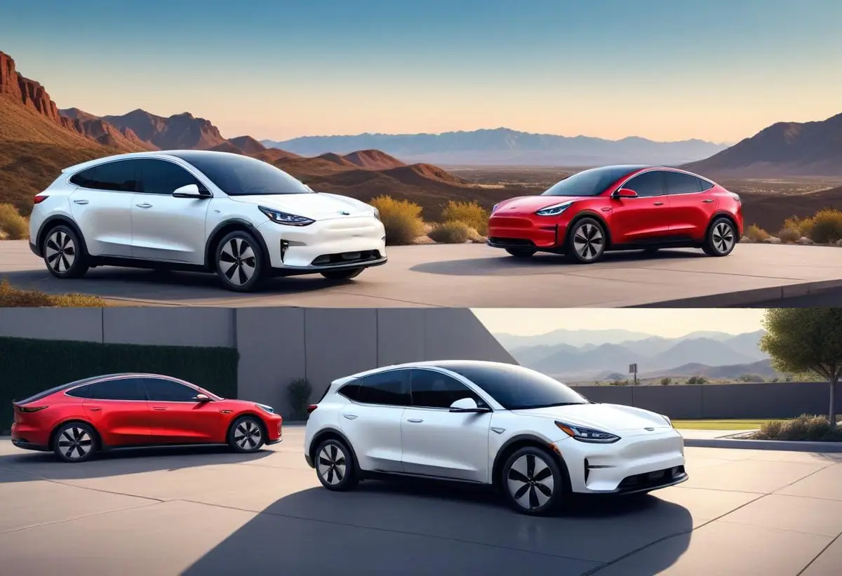 Kia EV6 vs Tesla Model Y illustration