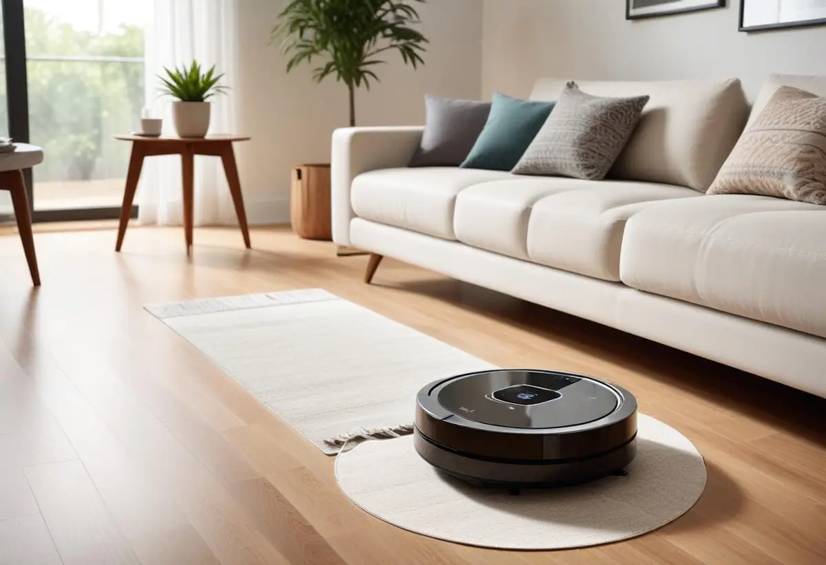 Robotdammsugare med våtmoppning – städa smartare och enklare! illustration