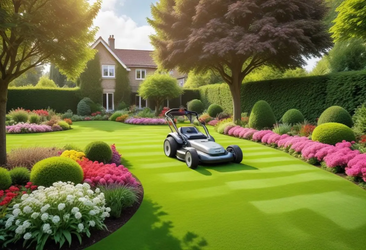 Robotgräsklippare för 1000 m² illustration